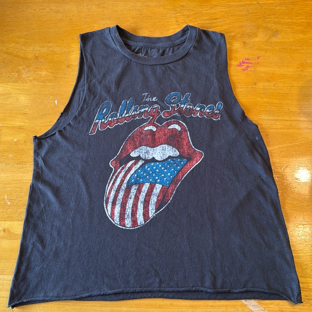 The Rolling Stones sleeveless t-shirt. Size medium.